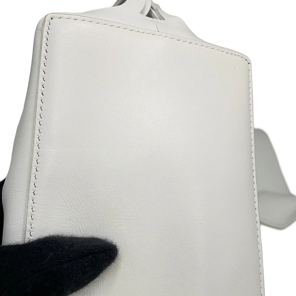 Salvatore Ferragamo Tote Bag Gancini White - Picture 8 of 12